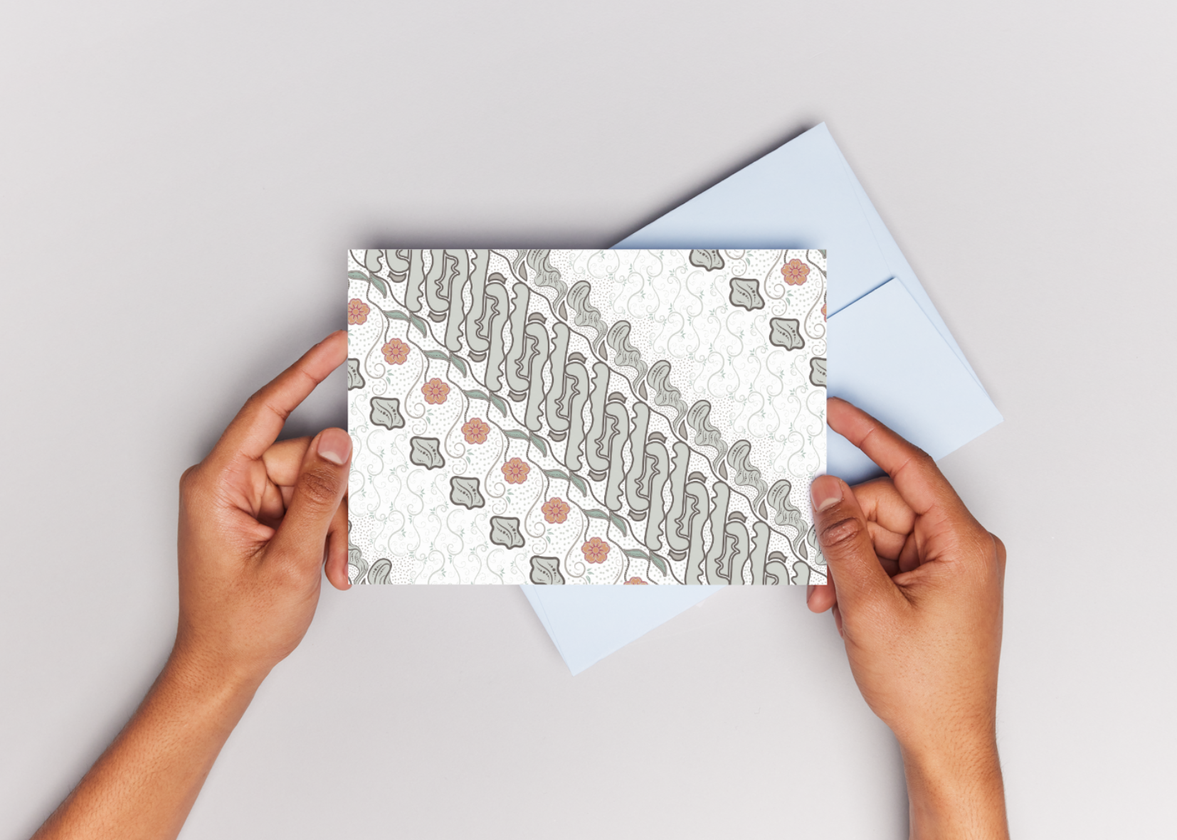 Greeting Card – Batikrolls by Nura